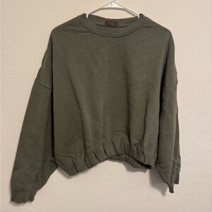 Nuuds Olive Sweatshirt for Women